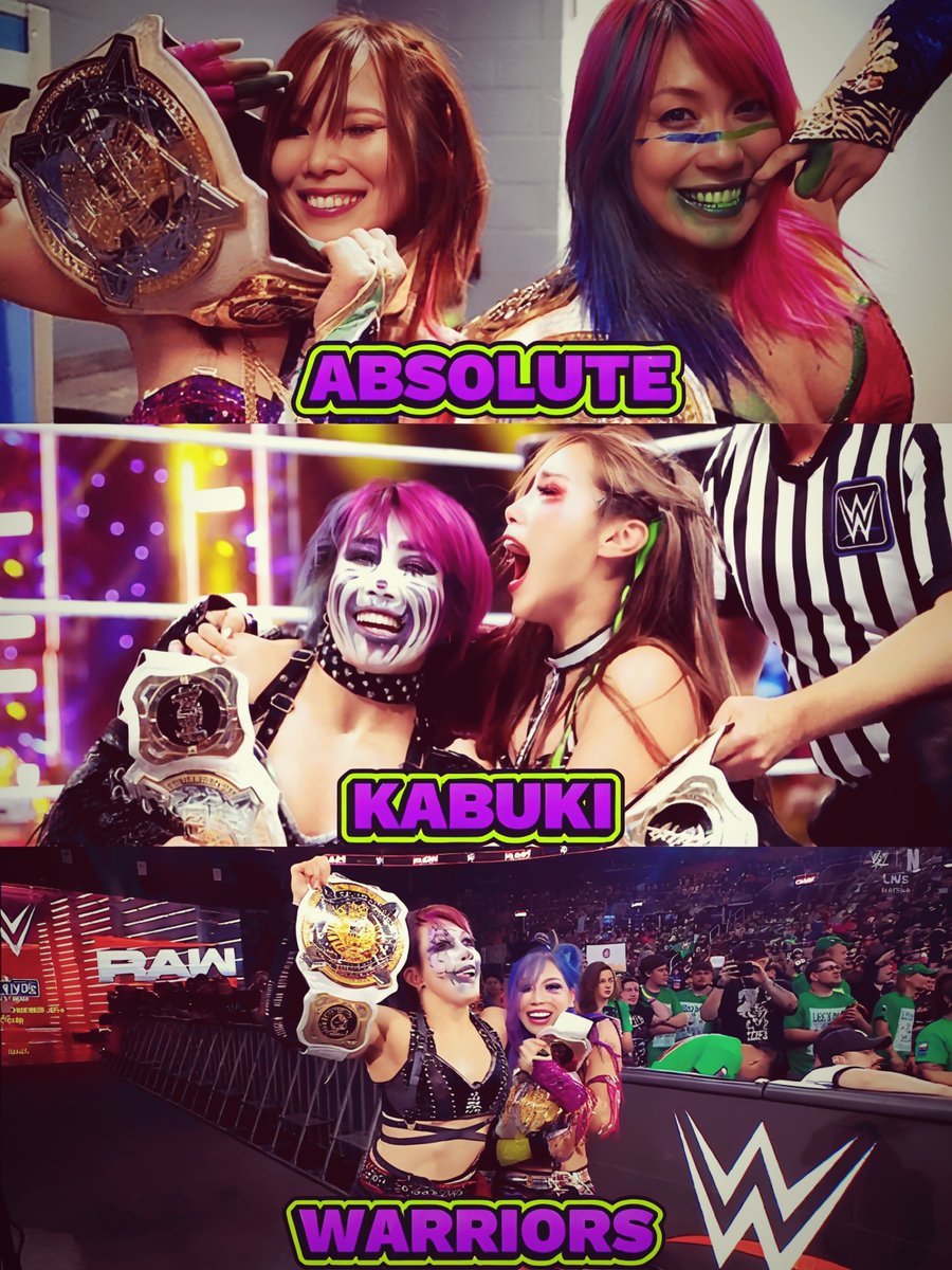 7 years of two awesome women like <a href="/KAIRI_official/">Kairi Sane</a> &amp; <a href="/WWEAsuka/">The legendary Empress ASUKA / 伝説のASUKA皇后</a> who gaves us fans amazing, emotional and fun moments throughout these 7 years together. Kabuki Warriors, the best women's tag team in the world 🌸🏴‍☠️🤡
#KairiSane #Asuka #KabukiWarriors #WWE