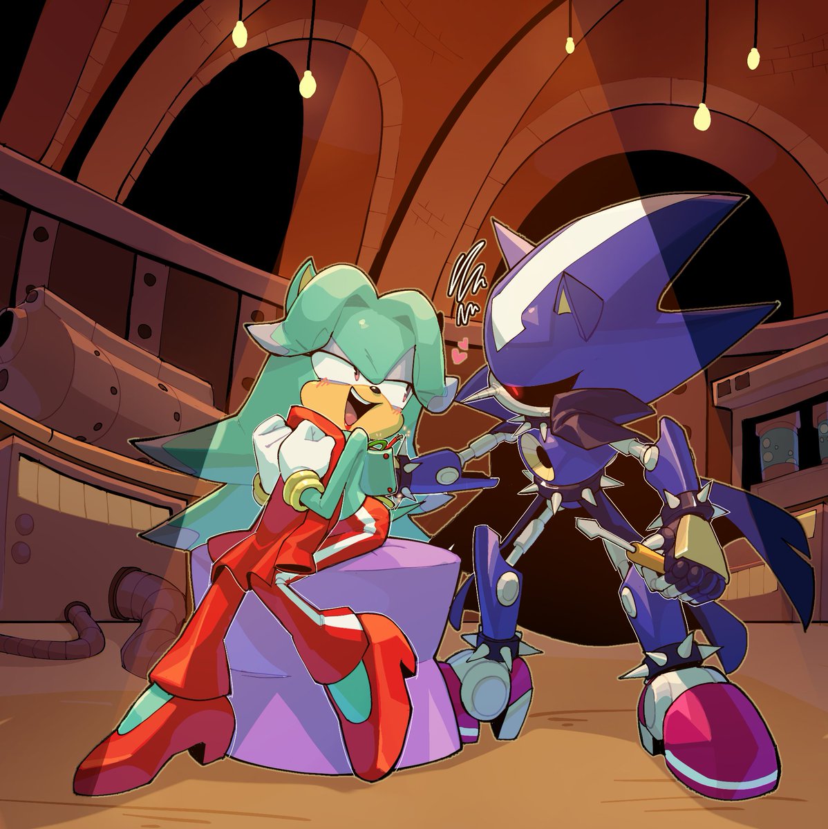 A comm

#SonicTheHedgehog #sonicfanart #MetalSonic