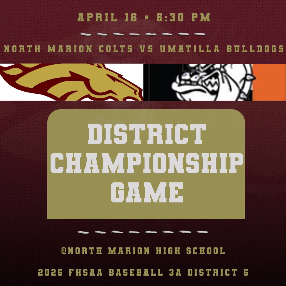 North Marion Colts Baseball tweet media