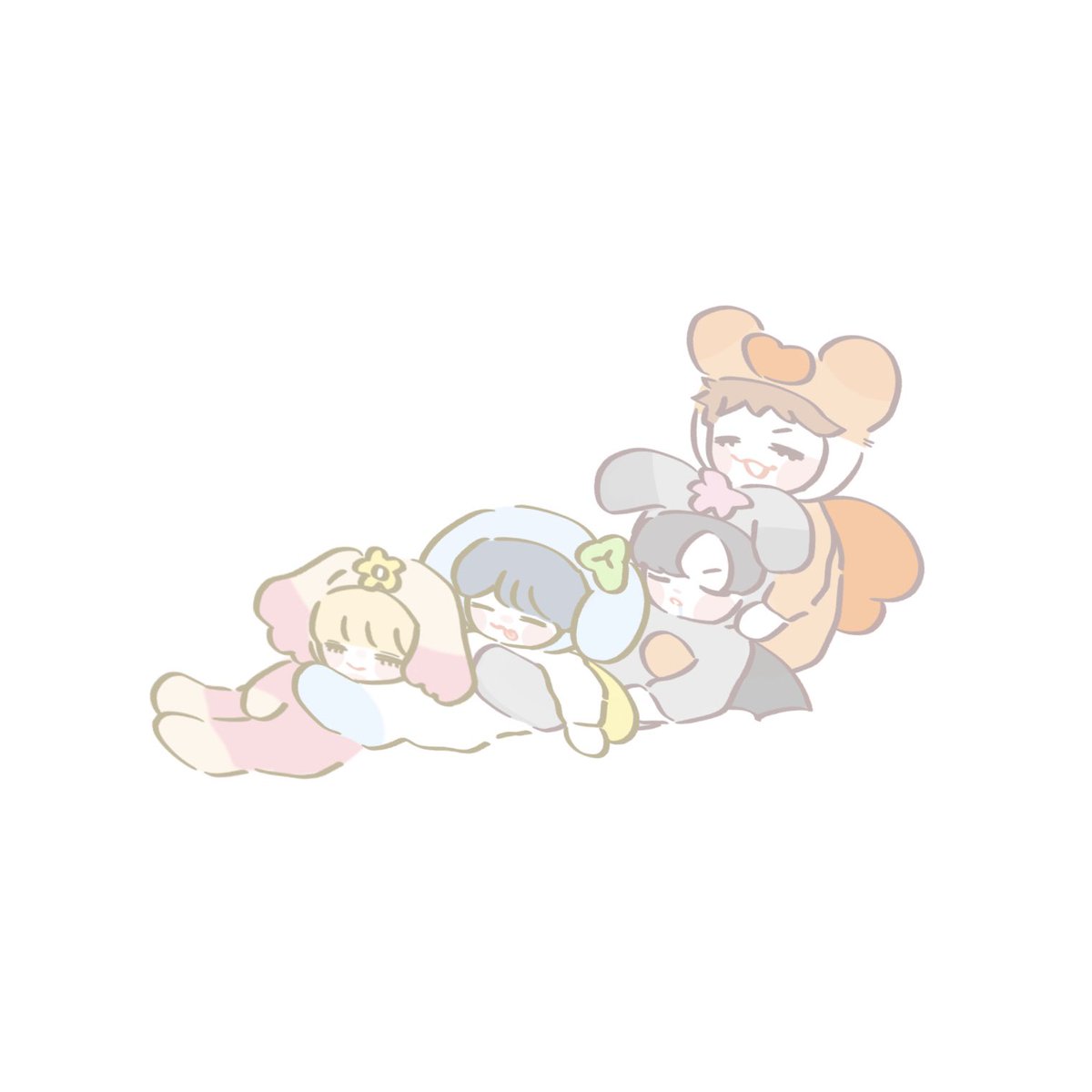 rncat0z's tweet photo. 🐿🐰🐶👑 https://t.co/oLmTuBm3hS