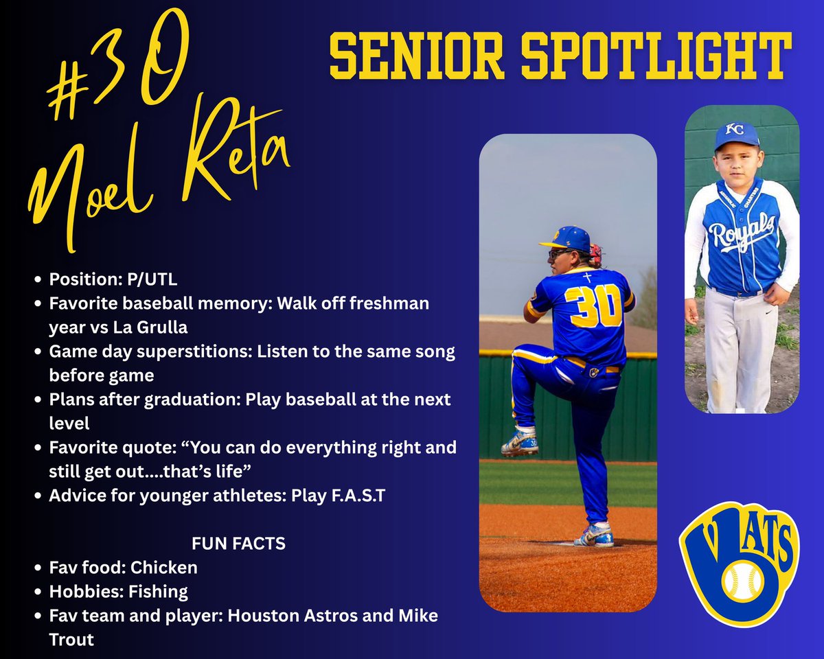 BearkatBsb's tweet image. Senior Spotlight 🎓
#30 Noel Reta
4 year starter
P/Inf
#Family #Attitude #Selfless #Tough
#Katstrong #playFAST