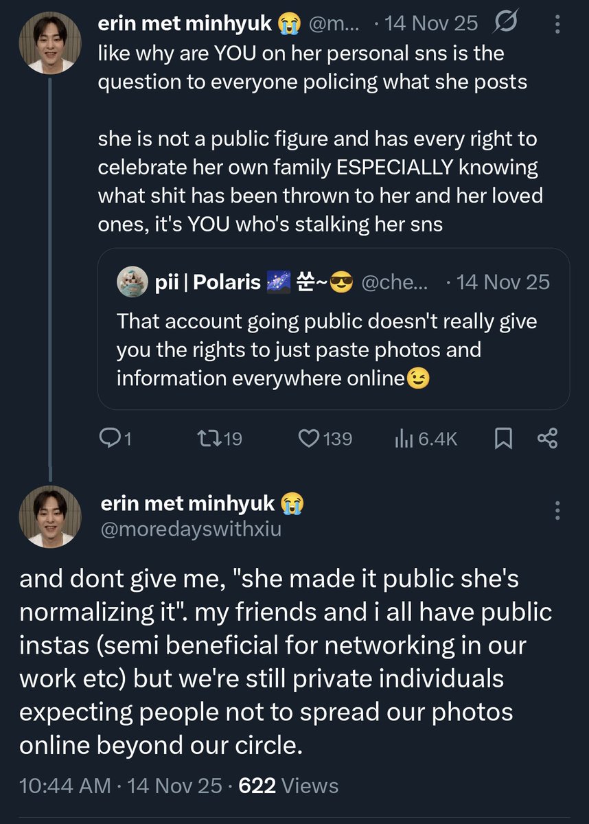 erin met minhyuk 😭 tweet media