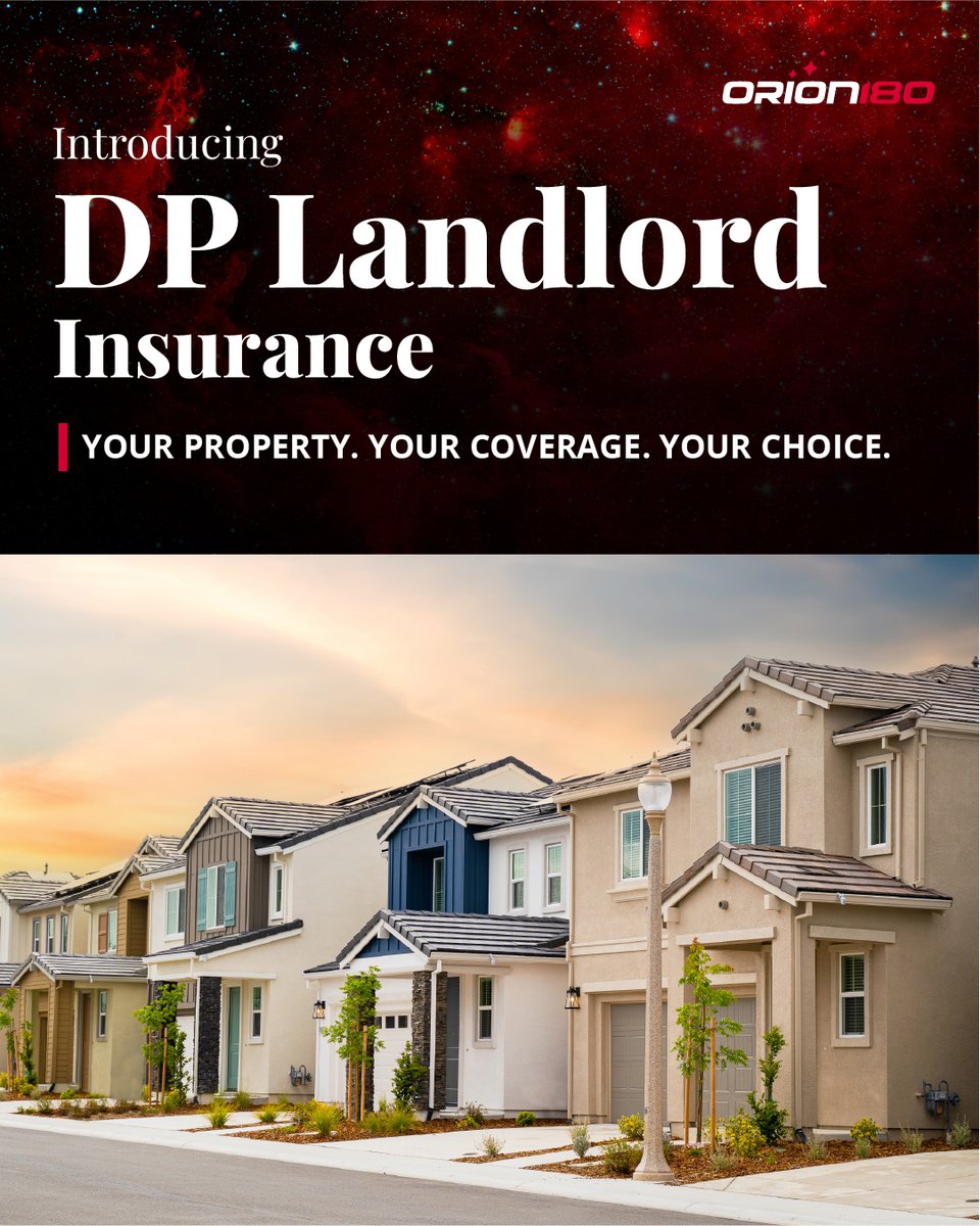 orion180ins's tweet image. NOW LIVE: DP Landlord by Orion180 is here! 🏠🏠 Flexible, customizable coverage for rental property owners.  

Learn more here: hubs.ly/Q04ckZsC0

#Orion180 #DPLandlord #LandlordInsurance