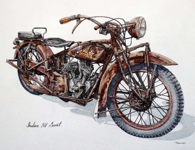 #クルマやバイクを描いてる人は見せびらかしましょう