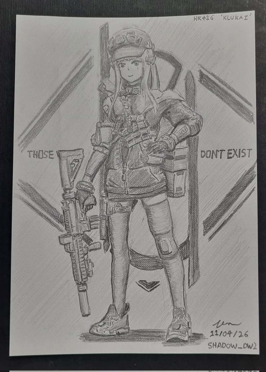 Shadow_DW2's tweet photo. Forgot to put the hash tags and thus sketch I made last week.
#416の日 #416Day https://t.co/GRPOGowNBU