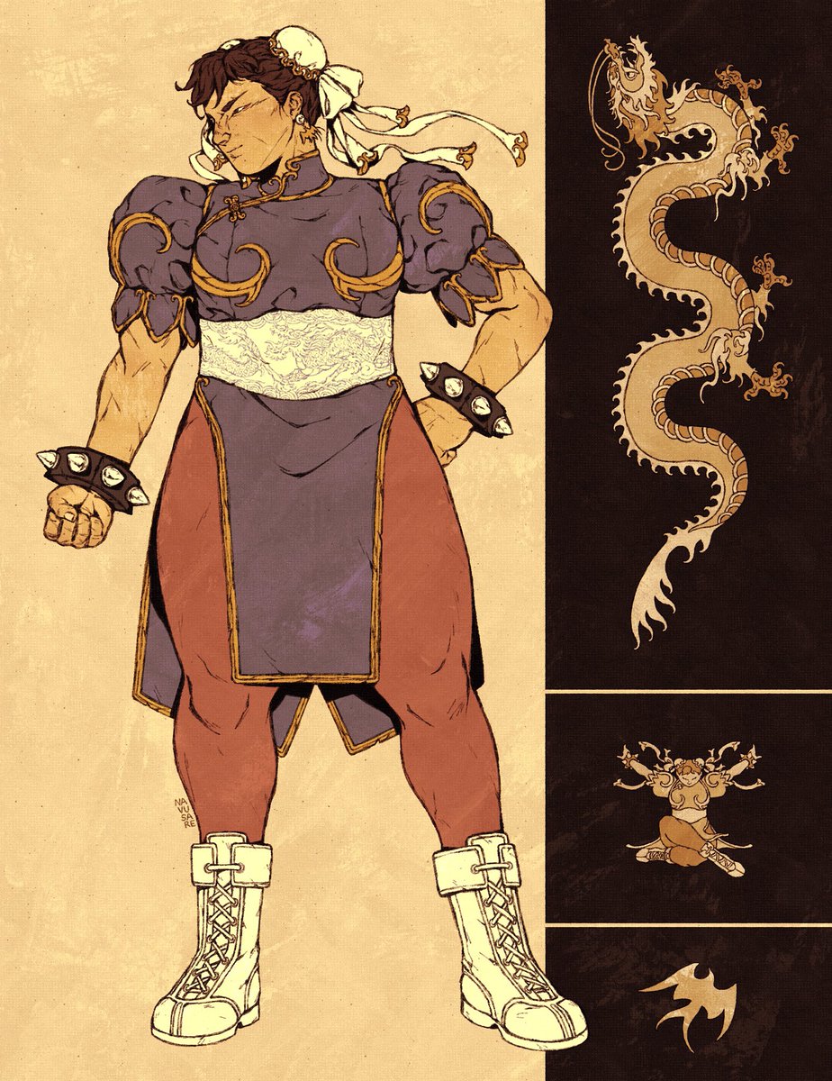 navusare's tweet image. chun-li &amp;amp; cammy again for no reason at all #streetfighter