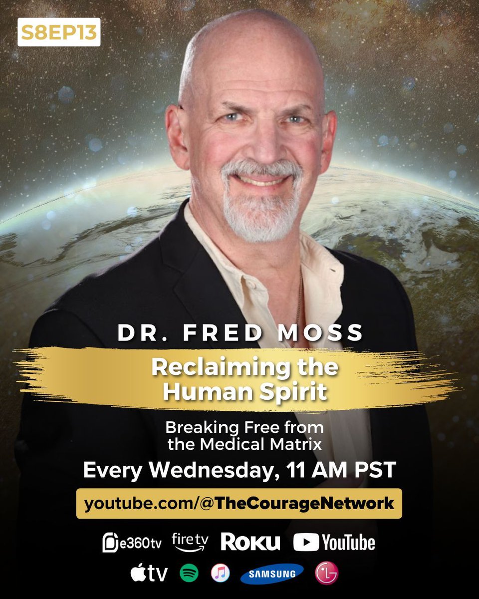 KennethFoster's tweet image. You aren't "broken"—you’re a human with a message. Break free from the Medical Matrix with Ken D. Foster &amp;amp; @drfredmoss  🎙️
Watch: youtu.be/i9chOR29ki0 
#Courage #Healing #VOC
