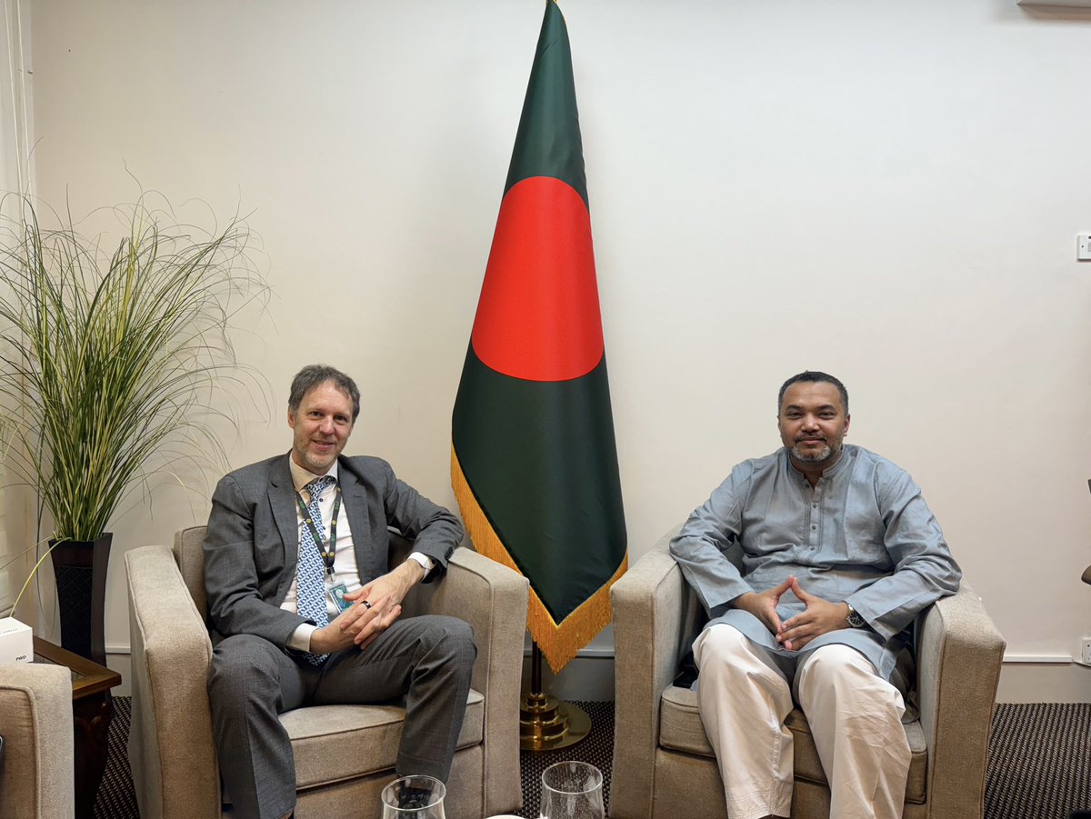 stefanliller's tweet photo. Great to reconnect with Dr. Mahdi Amin, Adviser to the 🇧🇩 Prime Minister &amp; Spokesperson for the Prime Minister’s Office. Pleased to exchange views on our existing partnership, including with the PMO, and explore opportunities to further deepen this collaboration. https://t.co/8SRsejHIJ5