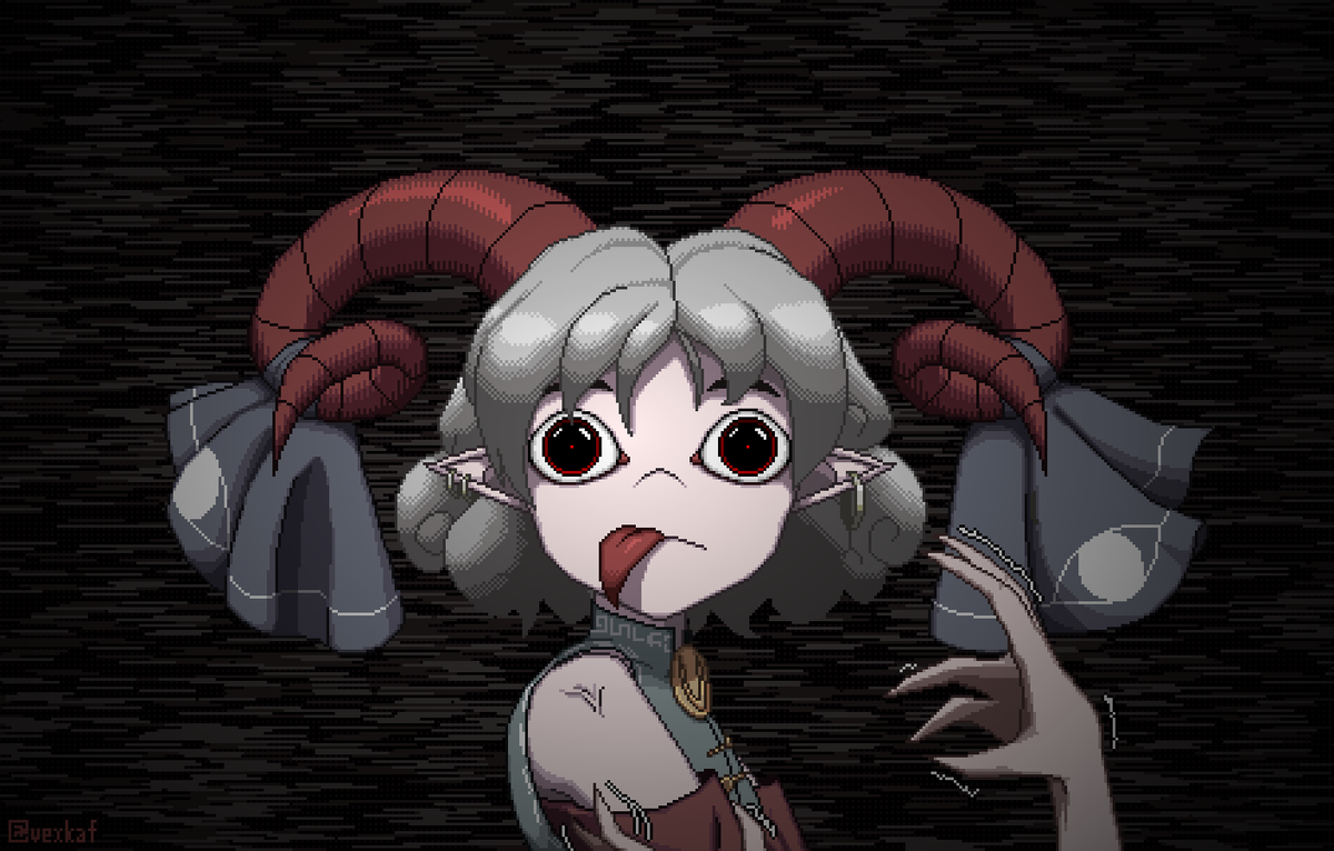 Vexkaf's tweet image. :P

#東方Project #pixelart