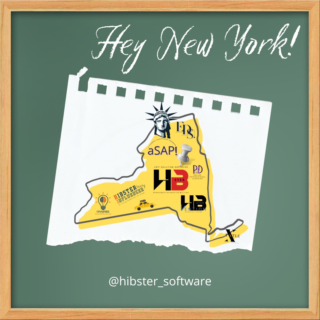 EDS_HIBster's tweet photo. New York districts need clear systems for DASA reporting, documentation, follow-up, and oversight.

HIBster helps bring it all together in one streamlined process - so districts can strengthen consistency, support compliance, and create safer school communities.

Less chaos.
More clarity.
Better oversight.
Message us to learn how HIBster helps support New York districts with DASA compliance and student safety workflows.
#NewYorkEducation #DASA #DASACompliance #StudentSupport #SchoolSafetyMatters #DistrictLeaders #BullyingReporting #EducationSolutions #HIBster