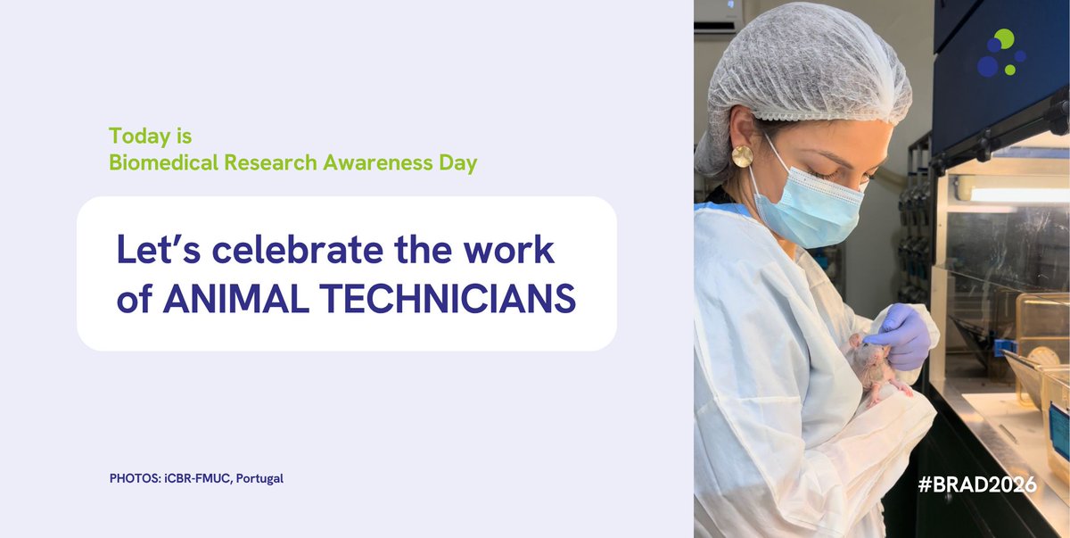 The_EARA's tweet photo. Today, we celebrate #BRAD2026 and EARA joined the movement to spotlight the fundamental work of Animal Techs. #bradglobal #celebratingBRAD #animalresearchsaveslives #AnimalTech #AnimalWelfare #research #AnimalResearch https://t.co/bsdcoIJb7D