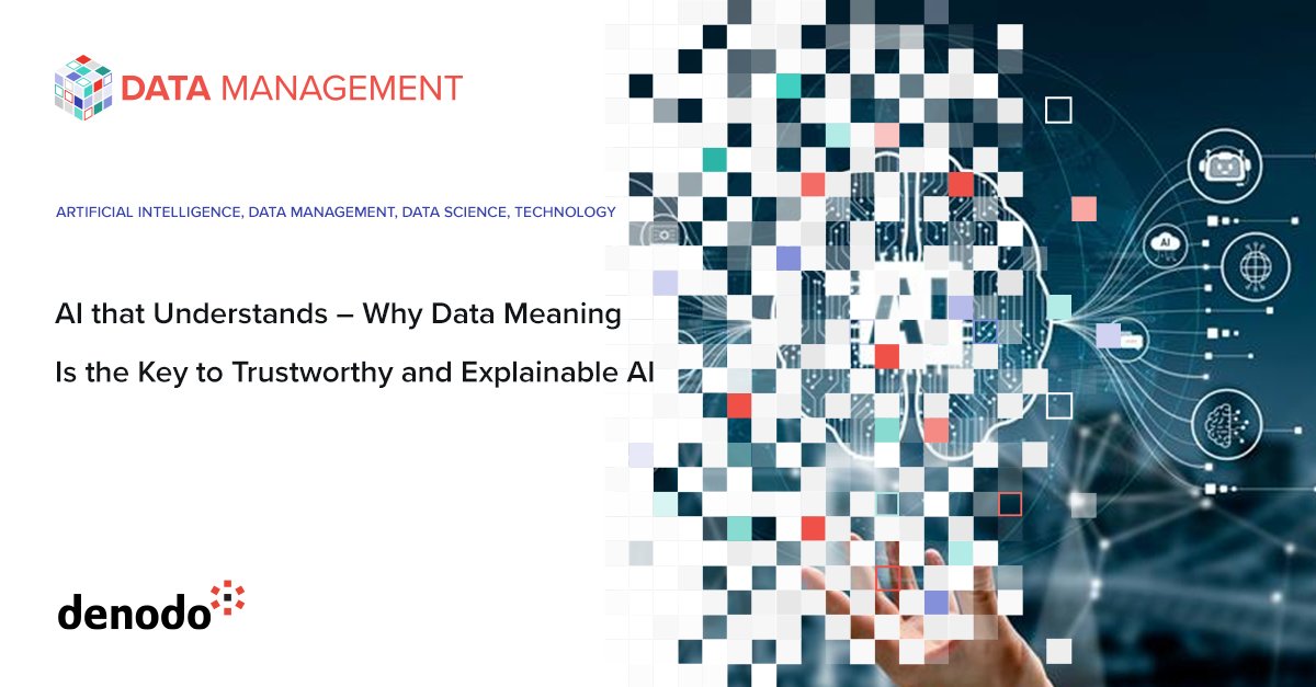 denodo's tweet photo. 🤖🧠 AI needs more than data—it needs meaning.
@andrea_zinno from #Denodo explains why semantics are key to trustworthy #AI.
▶️ Read the full #DataManagement blog here: https://t.co/TnocOvsOyZ
#GenAI #SemanticLayer #DataforALL #NoAIWithoutData https://t.co/kfjsI8O4ZT
