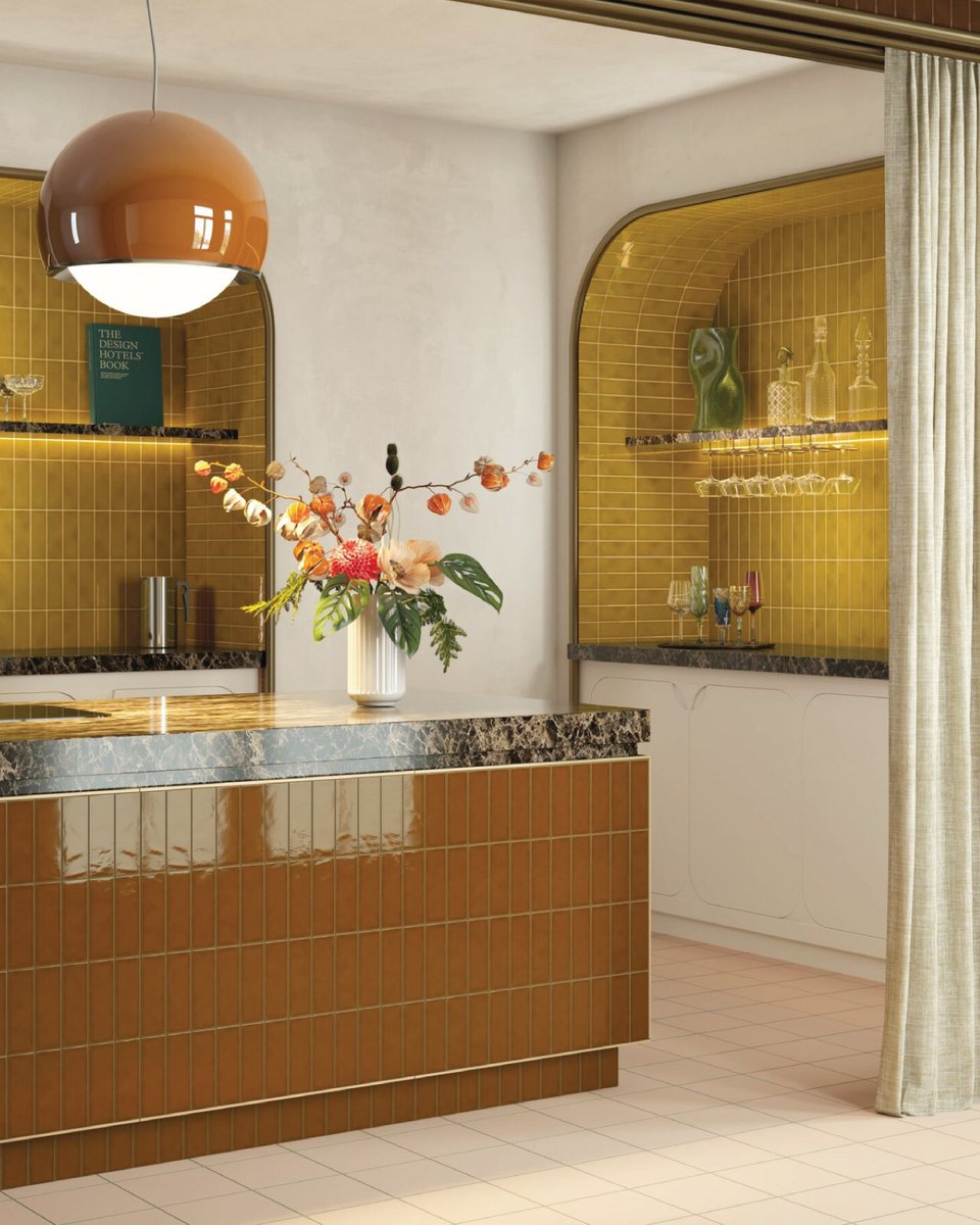 ddstile's tweet photo. Ivano Antonia, made in Italy, channels a mid-century palette with warm, saturated tones and a softly translucent glaze.

Porcelain performance for walls, facades, wet areas, and pool waterlines. https://t.co/RorbKrturE