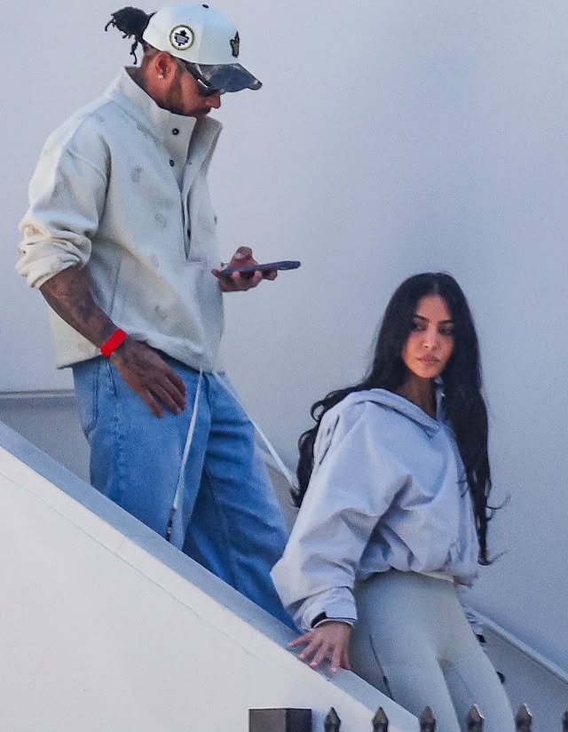 Kim Kardashian ve Lewis Hamilton Los Angeles'ta...