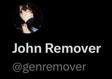 John Remover tweet media