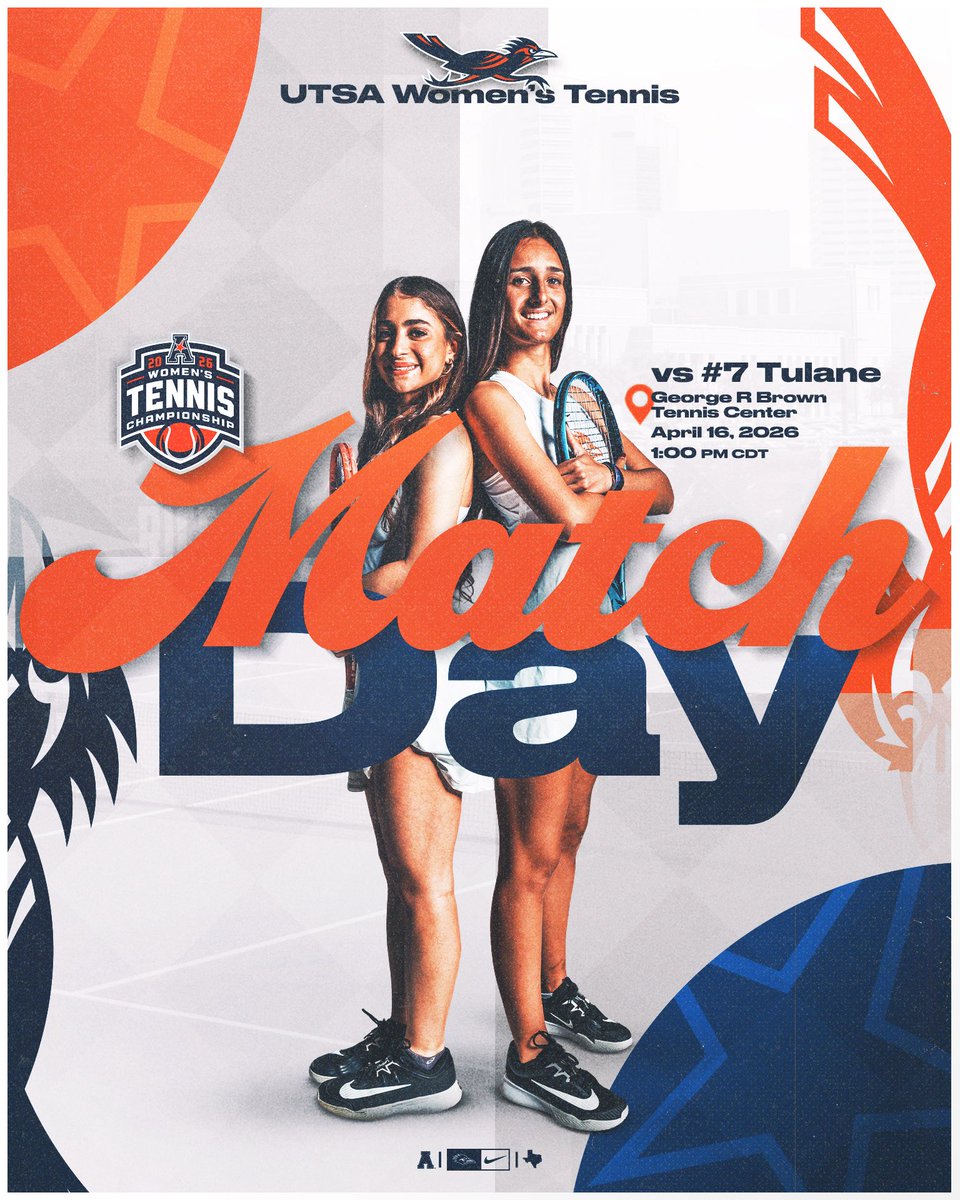 UTSAWT's tweet photo. 𝐋𝐚𝐲 𝐢𝐭 𝐚𝐥𝐥 𝐨𝐧 𝐭𝐡𝐞 𝐥𝐢𝐧𝐞. 😤

🆚 @Tulanewtennis 
🕐 1:00 PM
📍 Houston, TX
🏆 American Championship
📊 https://t.co/7Bf19KDqZW
📺 https://t.co/pVk6Sb4IN4

#BirdsUp🤙 | #LetsGo210 https://t.co/lm3cSZmFhC