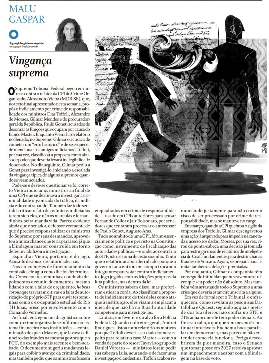 Justiça não é vingança. No momento em que passa a ser, não estamos mais em um Estado democrático de direito.