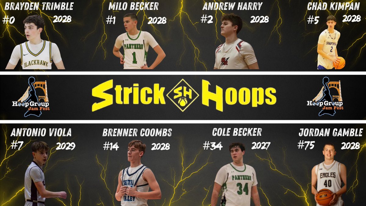🚨Hoop Group Pitt Jam Fest🚨

Our 17U Boys team will be playing at the Convention Center this weekend🙌

Game 1: 12:25pm Saturday, Court 4🏀

Some 💎 in there for college coaches that come watch them compete😤

#ATTACK #GetBuckets #StrickHoopsFam #Recruiting