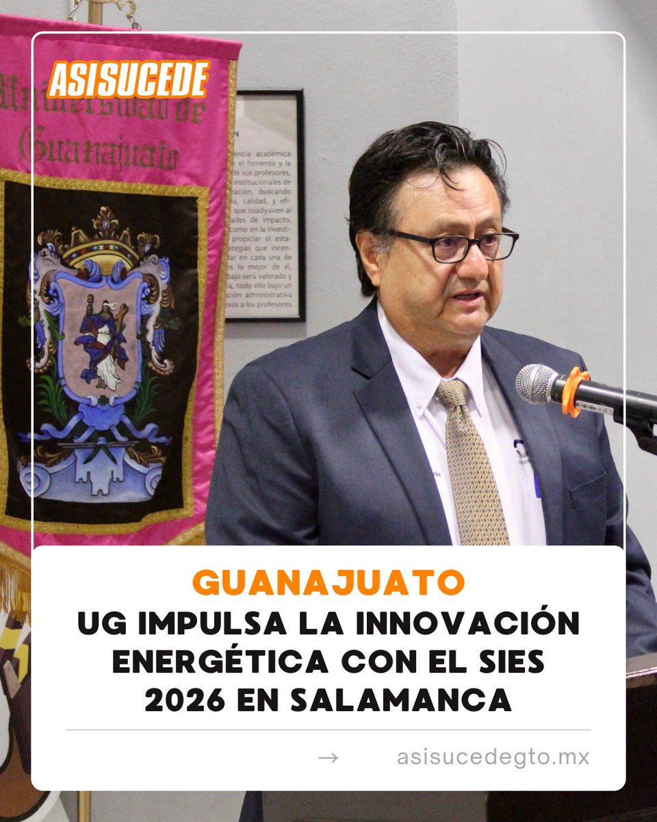 asisucedegto's tweet image. #ESTADO #UG | IMPULSA LA INNOVACIÓN ENERGÉTICA CON EL SIES 2026 EN SALAMANCA ⚙️🌱

El encuentro reúne a especialistas para analizar retos de la transición energética y el desarrollo sostenible.

➡️Más Info: asisucedegto.mx/inicio/ug-impu…