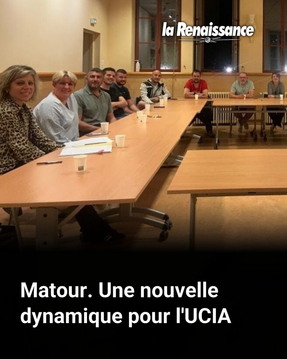 Suite à l'envoi d'un questionnaire, une réunion s'est tenue ce jeudi 9 avril à la mairie de Matour sur l'avenir de l'UCIA.
➡️ l.larenaissancehebdo.fr/z6m