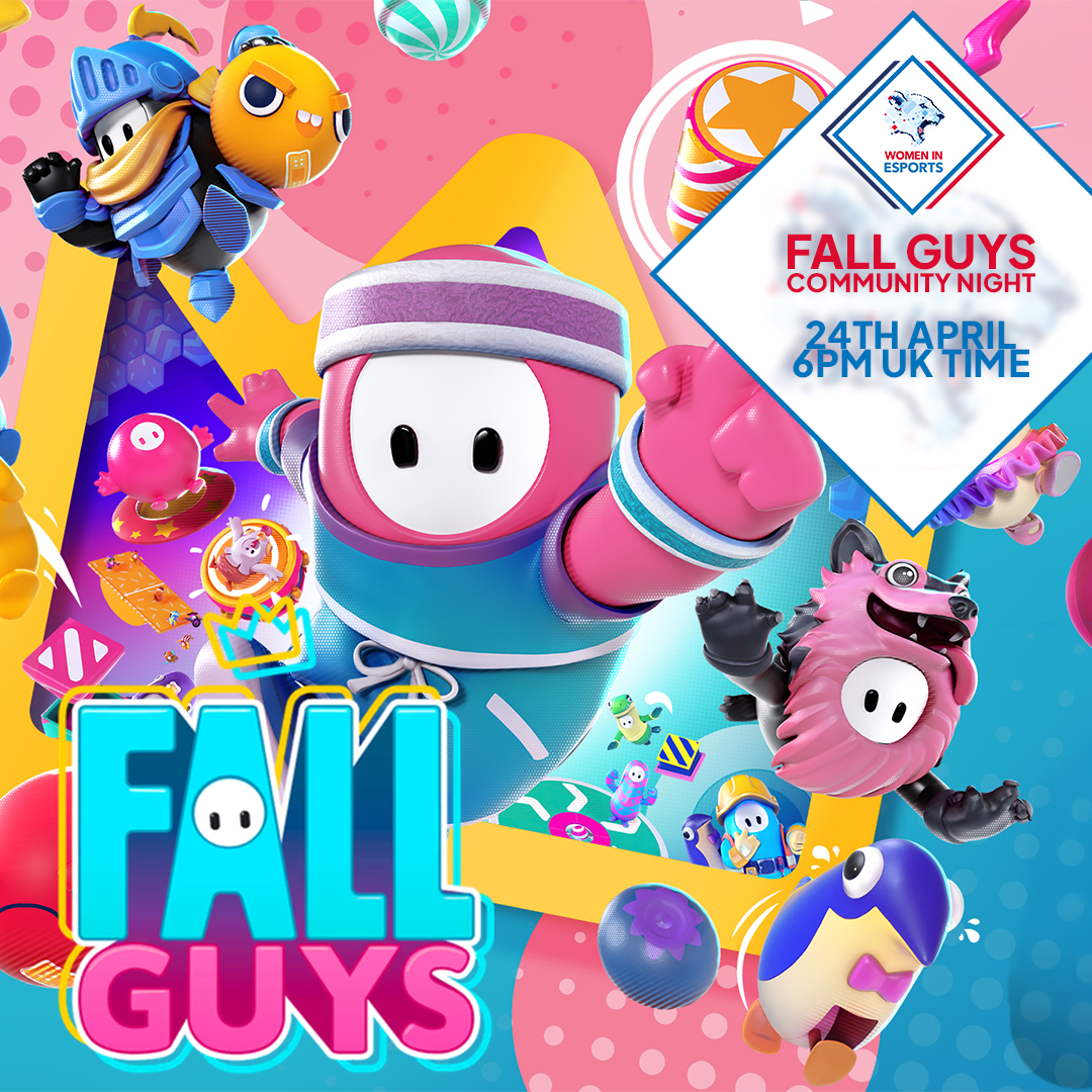 WomenIn_Esports's tweet photo. Join us for a Fall Guys Community Night!
24 April at 6pm UK time. 🎮
Jump in, compete, and enjoy the chaos with the community on the WiE Discord.
Link https://t.co/4ZhW2WJ4gu
#FallGuys #GamingCommunity #WomenInEsports #EsportsEvent https://t.co/zxttV2zpVc