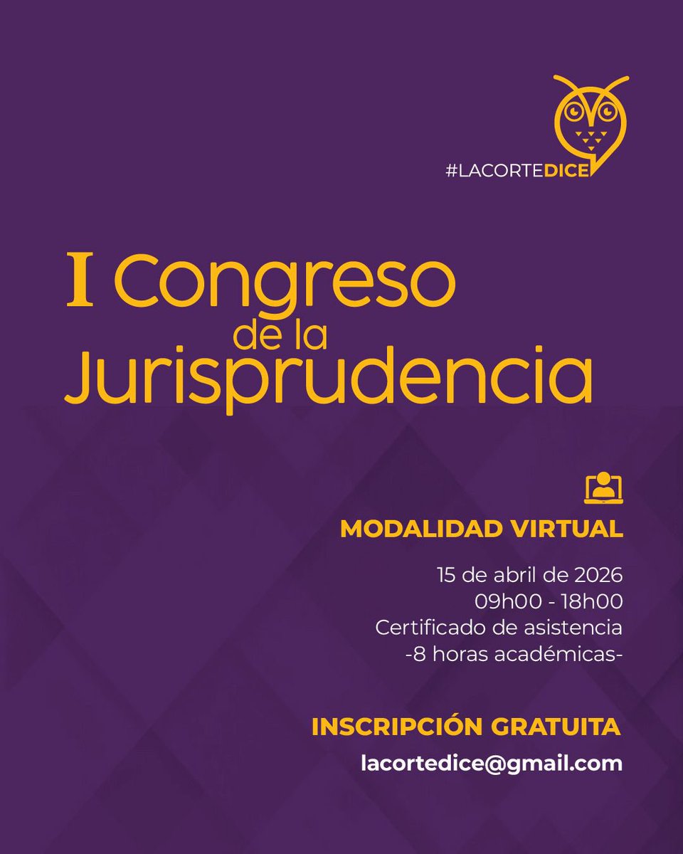 VeronicaLHM's tweet photo. Algo más de 1.700 inscritos en el Congreso de la Jurisprudencia. No me alcanzan las palabras para agradecerles a todos!! 🥹

A los expositores, mi admiración y respeto por compartirnos sus conocimientos, referencia de fallos e ideas. 

A los asistentes, por acompañarnos de principio a fin y apoyarnos abrumadoramente.

Gracias, gracias!! #LaCortedice seguirá trabajando para ustedes en la difusión de sentencias y en seguir fortaleciendo esta gran comunidad🦉