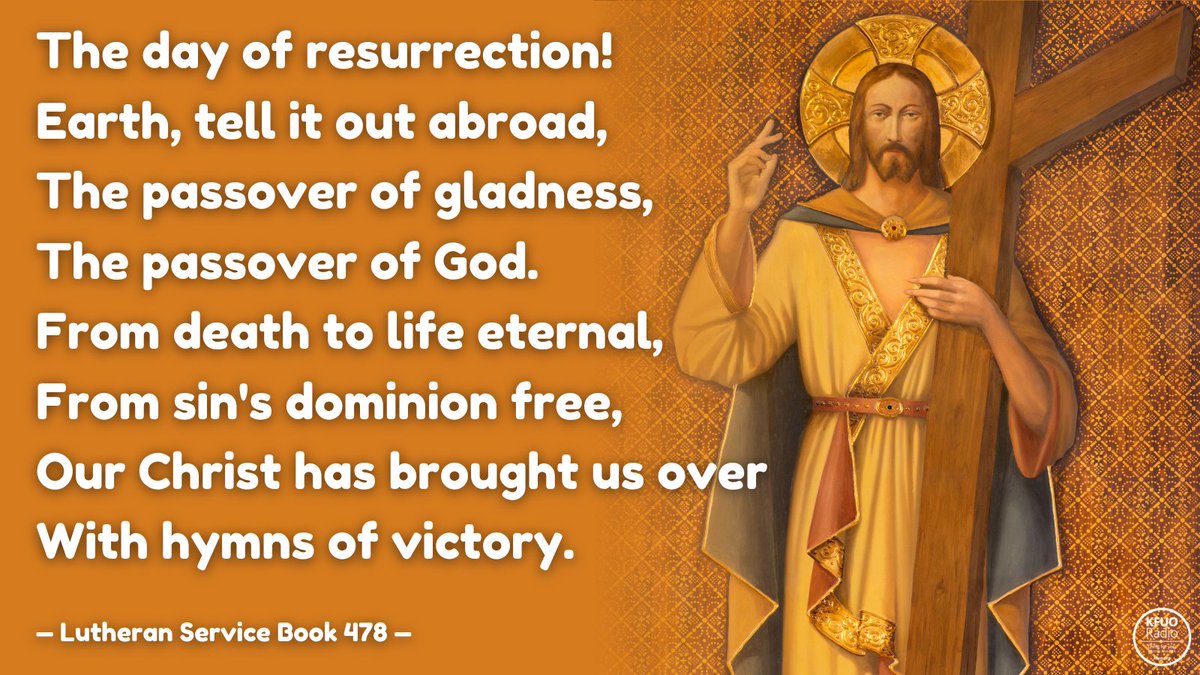 Christ has won the victory for us! Hear Christ for you at kfuo.org..

Read the text for Lutheran Service Book 478 at hymnary.org/hymn/LSB2006/4….