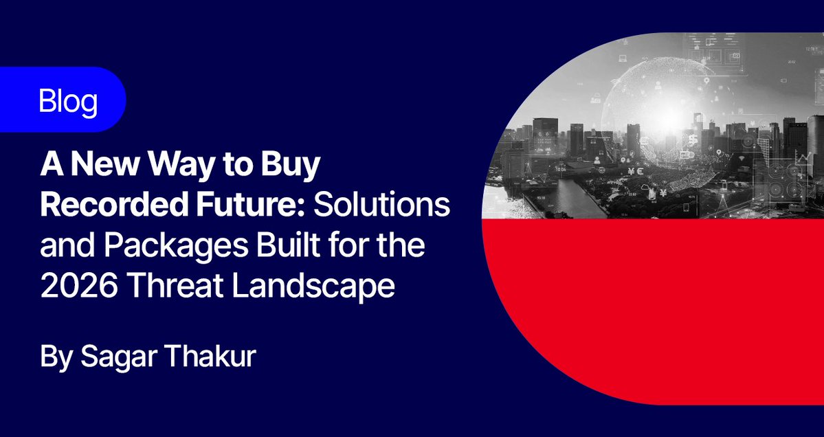 Recorded Future tweet media