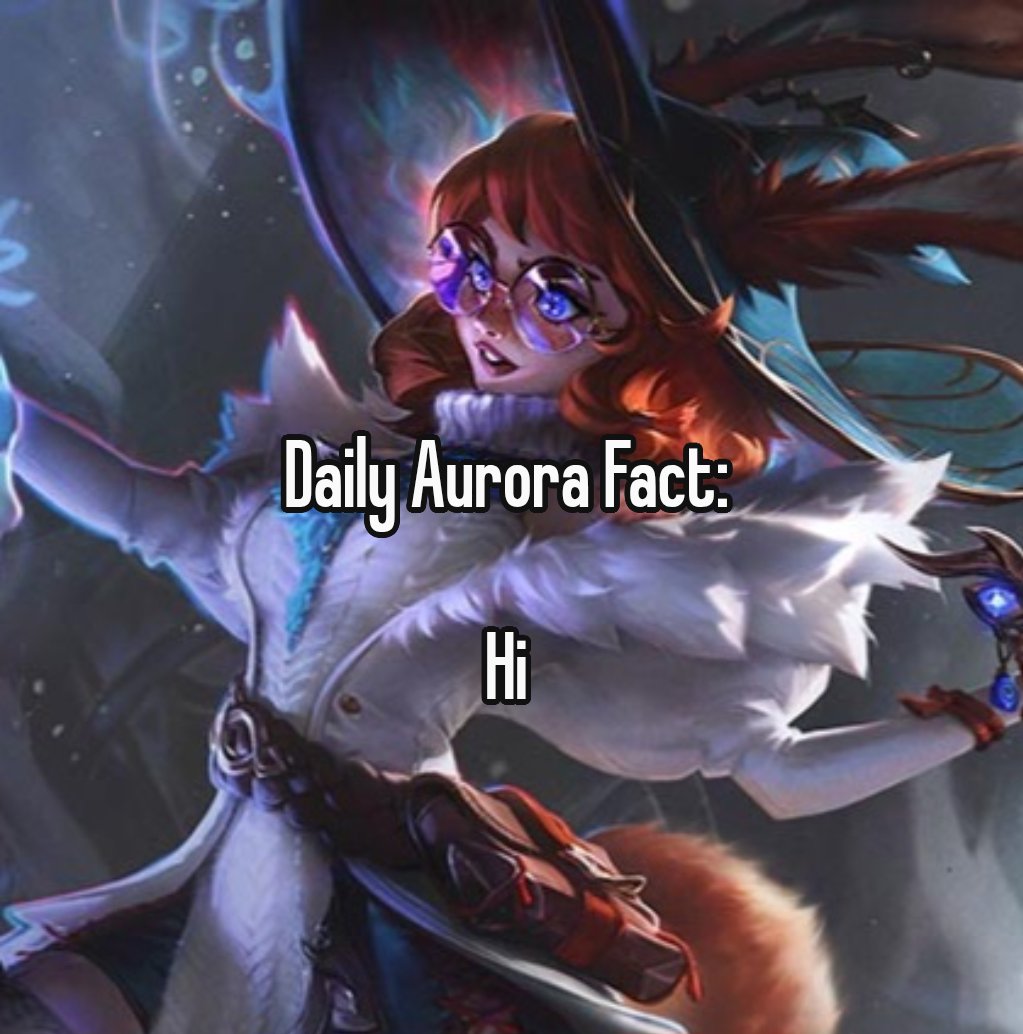 Daily Aurora 🐰🌙 tweet media