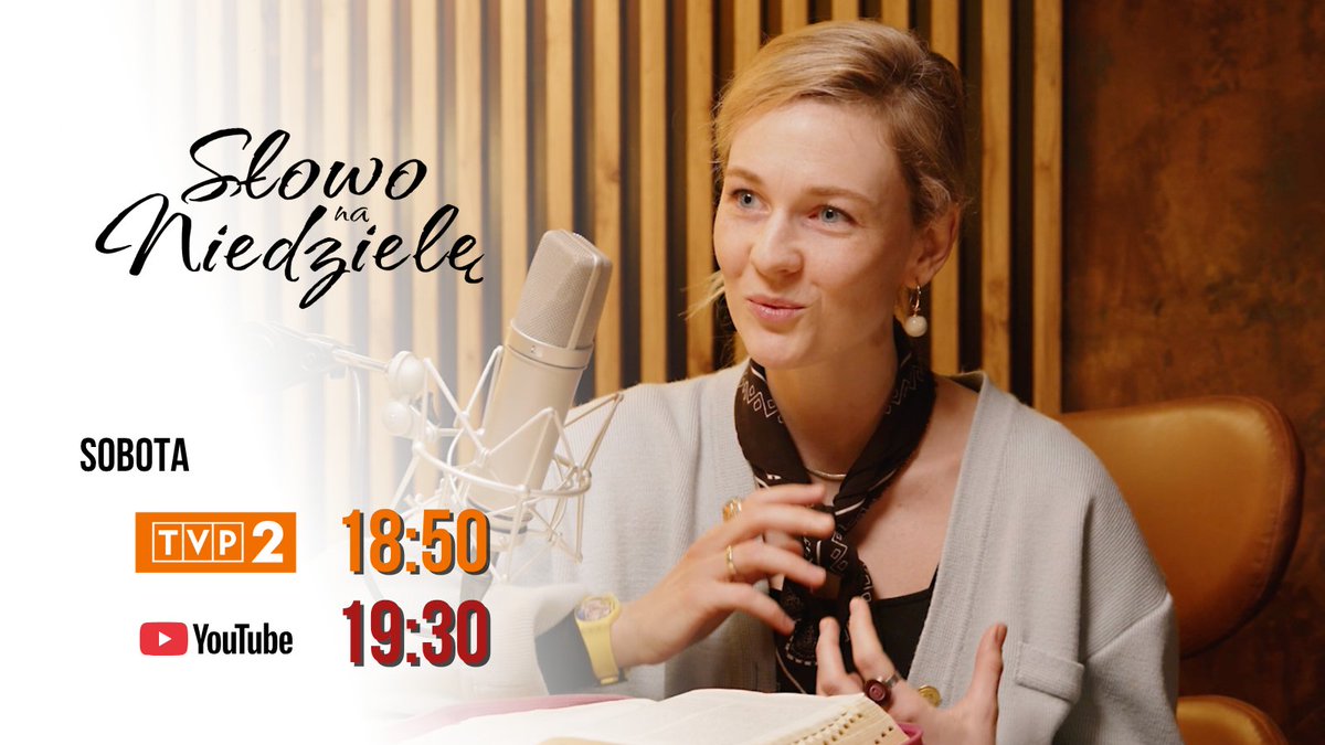 SlowoNaNTVP's tweet photo. Przed nami III niedziela Wielkanocy. Temat zmartwychwstania i rozpoznania Jezusa Zmartwychwstałego wciąż aktualny ✨
Zapraszamy Was na niezwykłą rozmowę z Mają Sowińską.

"Słowo na niedzielę":
📌 sobota, 18:50 – TVP2 (wersja skrócona)
🎥 sobota, 19:30 na YouTube - cała rozmowa https://t.co/8Nb2Ud3GoM