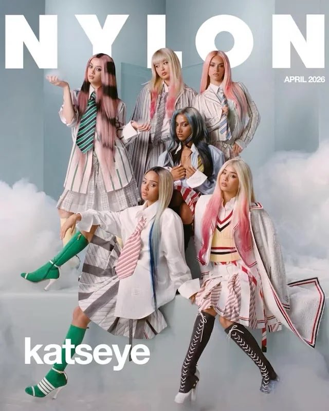 luvxjjx's tweet photo. imagine manon comes back tomorrow and they perform at coachella with their pinky up wigs, surprising everybody manon is back. 

One can only dream #katschella #katseye_is_six #katseye https://t.co/T6sndvrNeM