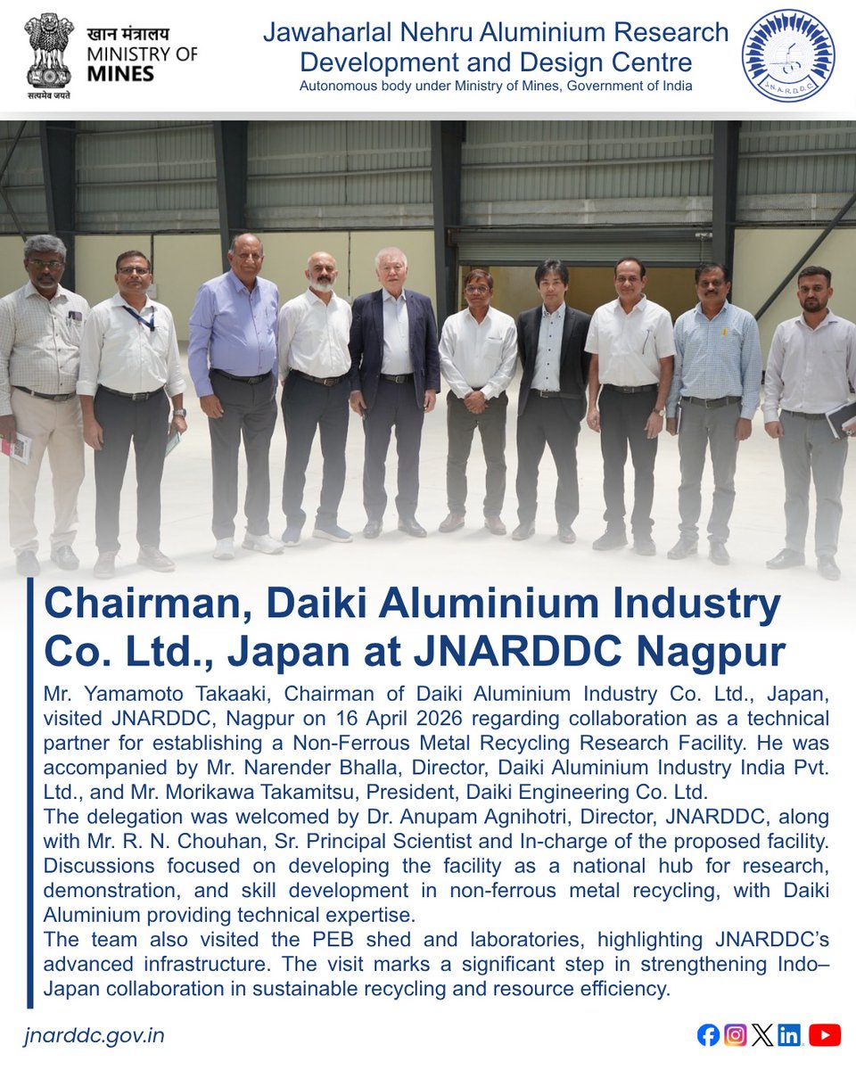 JNARDDC Ministry of Mines tweet media