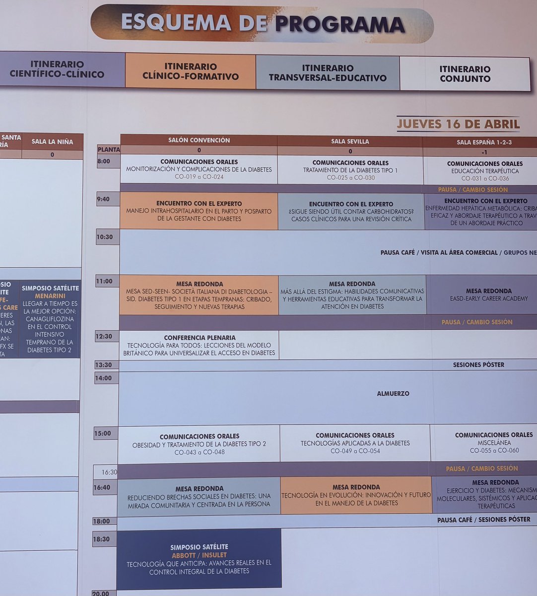 parthaskar's tweet image. A day trip to Seville 🇪🇸 
Invite from @SEDiabetes 

As you do 

And talking about something the #NHS is a global leader in

Look at that lovely 1230 slot 

And how common is that? 🙂

@wesstreeting @DHSCgovuk @NHSEngland 
@BT1DUK 
@DiabetesUK