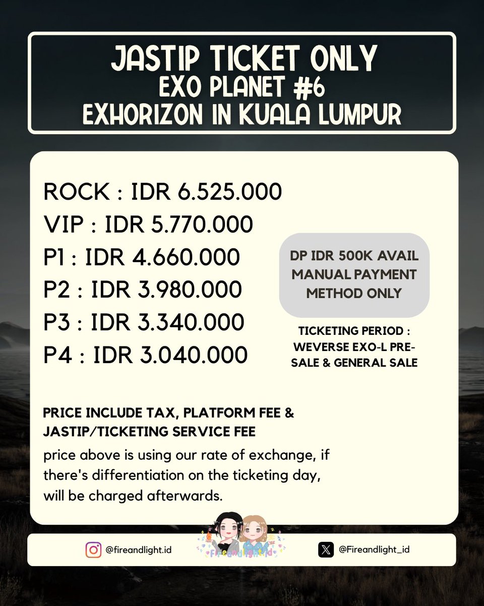 FAL.ID JASTIP TIKET KONSER / TICKETING SERVICE tweet media