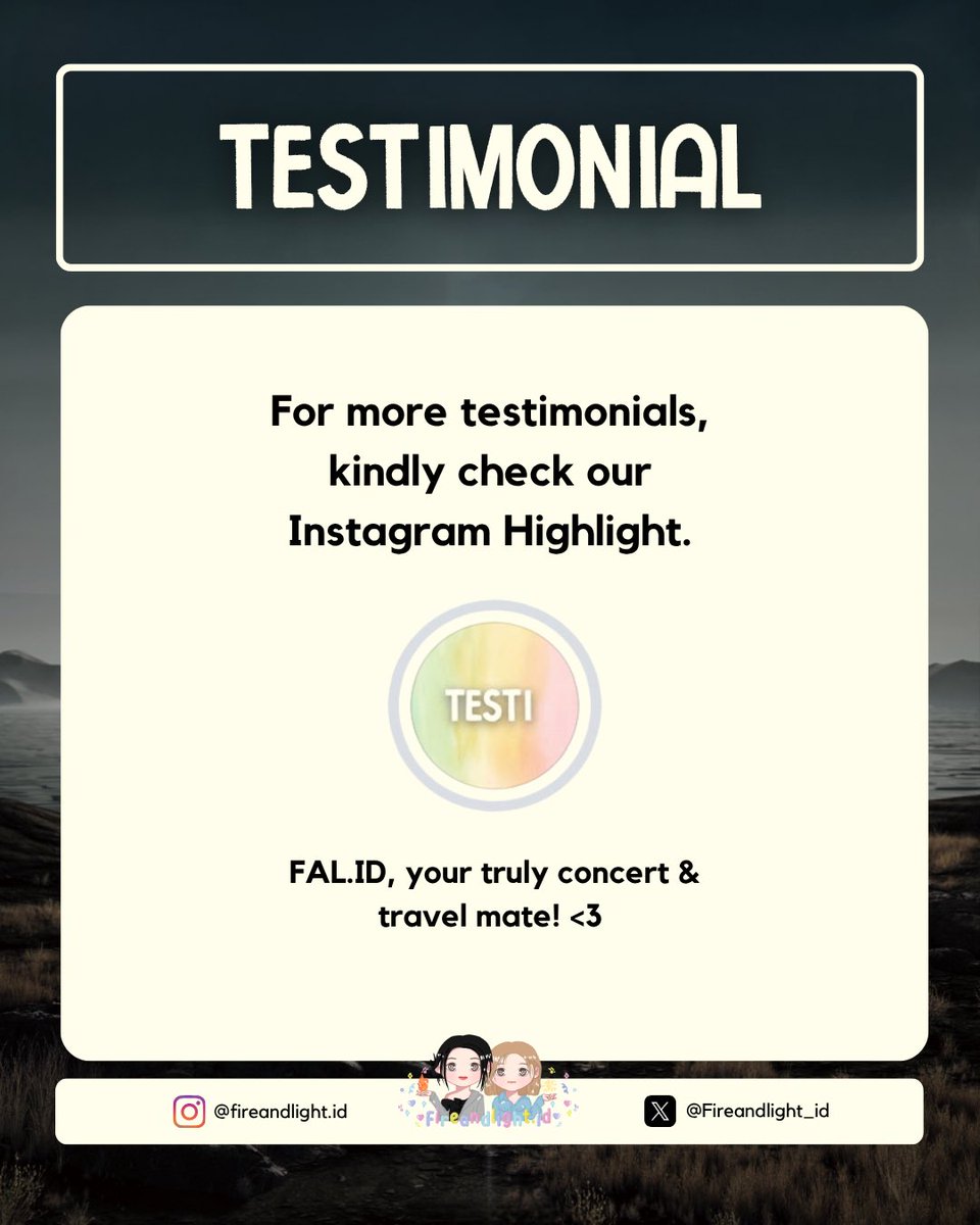 FAL.ID JASTIP TIKET KONSER / TICKETING SERVICE tweet media