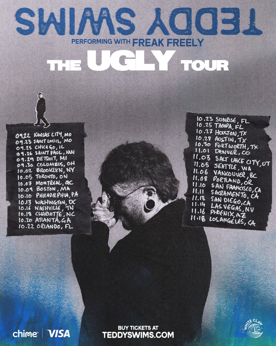 Power_SLC's tweet photo. 🚨🚨Another Power 94.9 &amp; 101.9 Concert Announcement🚨🚨
Teddy Swims
The Ugly Tour 
📅Tuesday, November 3rd, 2026
📍Delta Center

🎟️Tickets on Sale
4/24 10AM
🎟️PRESALE
4/23 10AM
https://t.co/oBiIyhndW4 https://t.co/UAhPi2hWH7