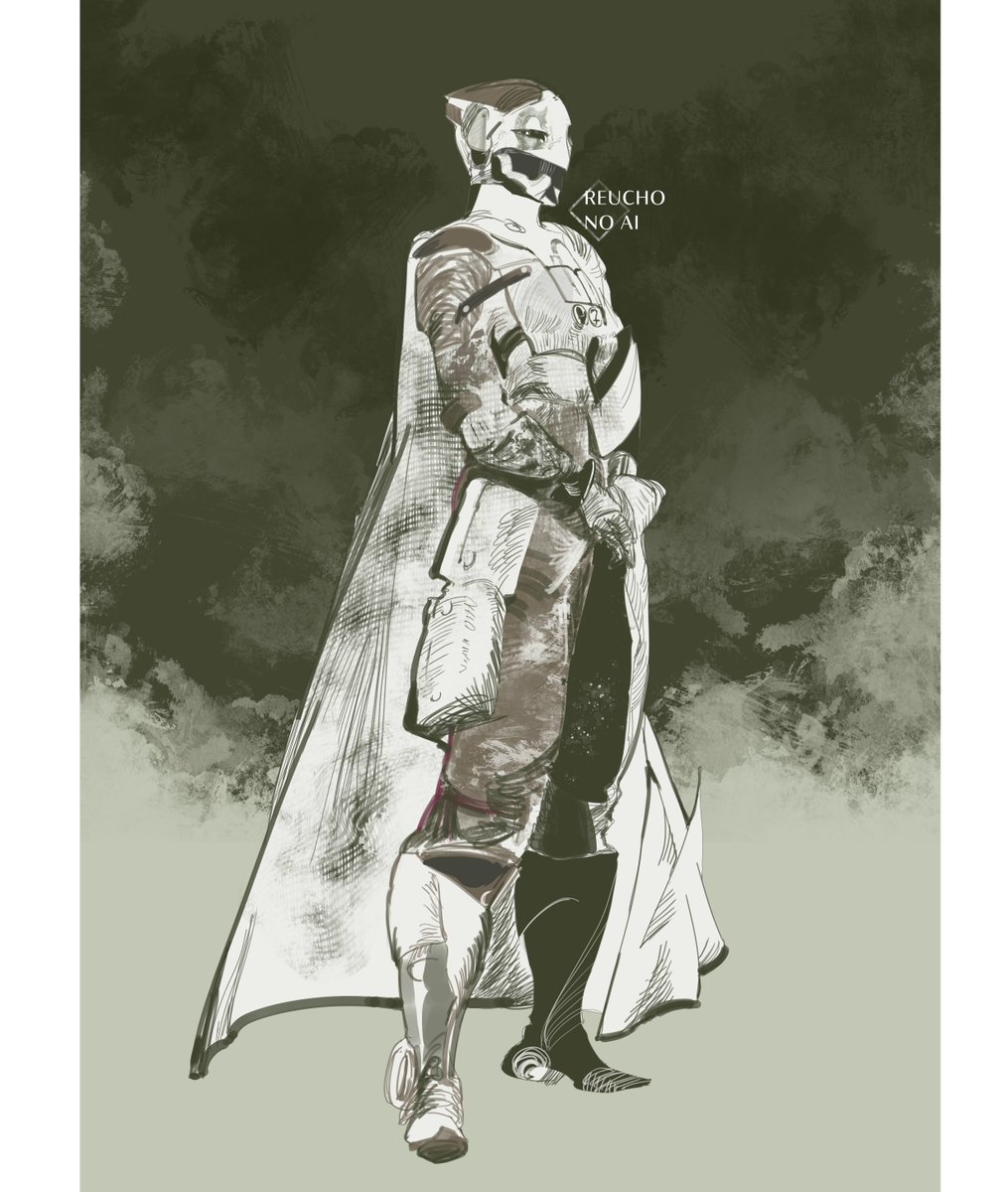 Leu_cho's tweet image. Studying Ryan Demita’s style lately.
I love how he balances lines and planes.
I believe mastering line work will help me express more intricate volume in my painting process.
#Destiny2 #D2 #DestinyArt
I really want to meet Ada-1 from the Black Armory too...