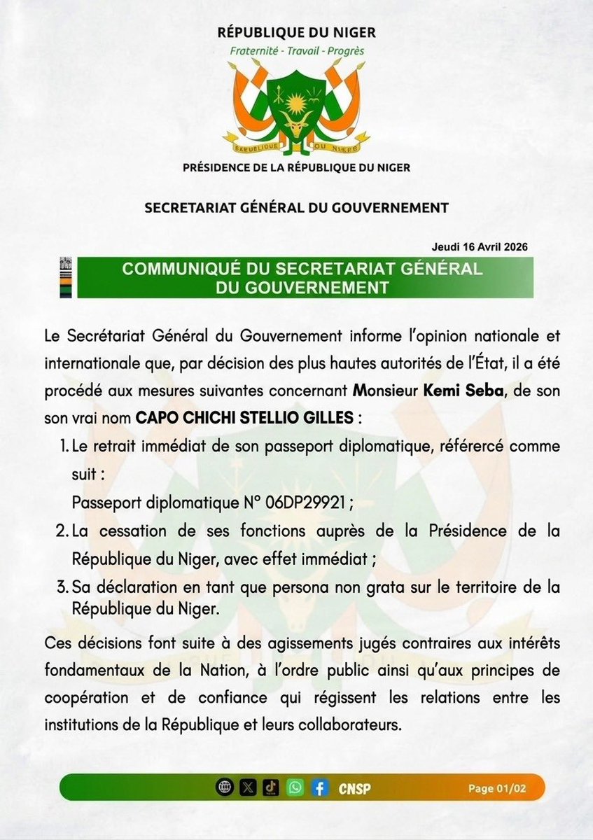 La Dépêche Africaine tweet media