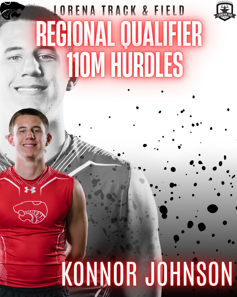 LorenaHSTrack's tweet photo. KONNOR JOHNSON. 🐆🔥

110M HURDLES at Area and he came to compete... No fear, no backing down, just straight ATTACK MODE.

Every hurdle met with pressure. Every step a statement.

That’s that DOG.

Job not done.
#AttackTheChallenge #Leopards https://t.co/Fm5c9UatCM