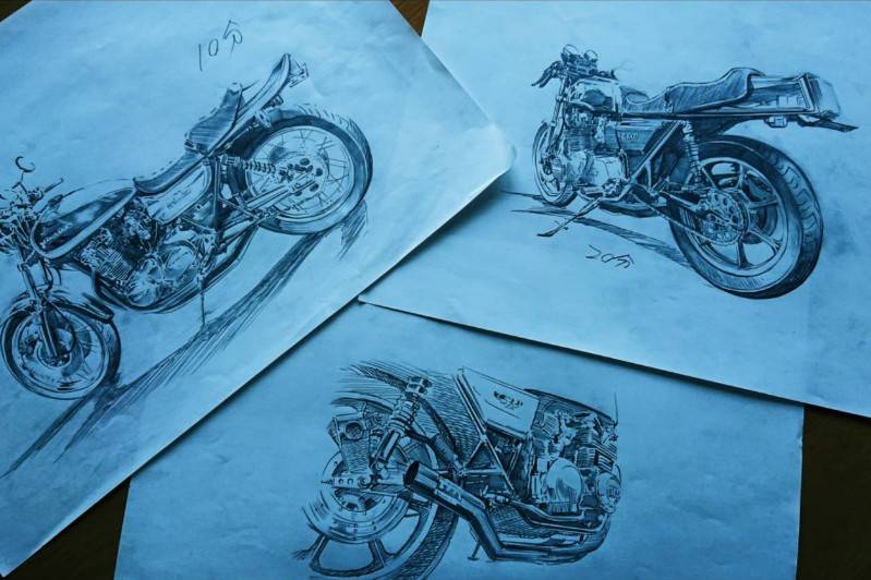 Sh1sh1mal7777's tweet photo. #クルマやバイクを描いてる人は見せびらかしましょう

見せびらかすほどの腕はありませんが商業誌連載経験や
バイククラブやカスタ厶プロデュースをしたりしてます🙂

ゴールデンウィークに世田谷ユナイテッドカフェさんで個展もさせていただきます、是非お越しください😊

https://t.co/3PzKkVW0h1 https://t.co/BTdMVfLKQk