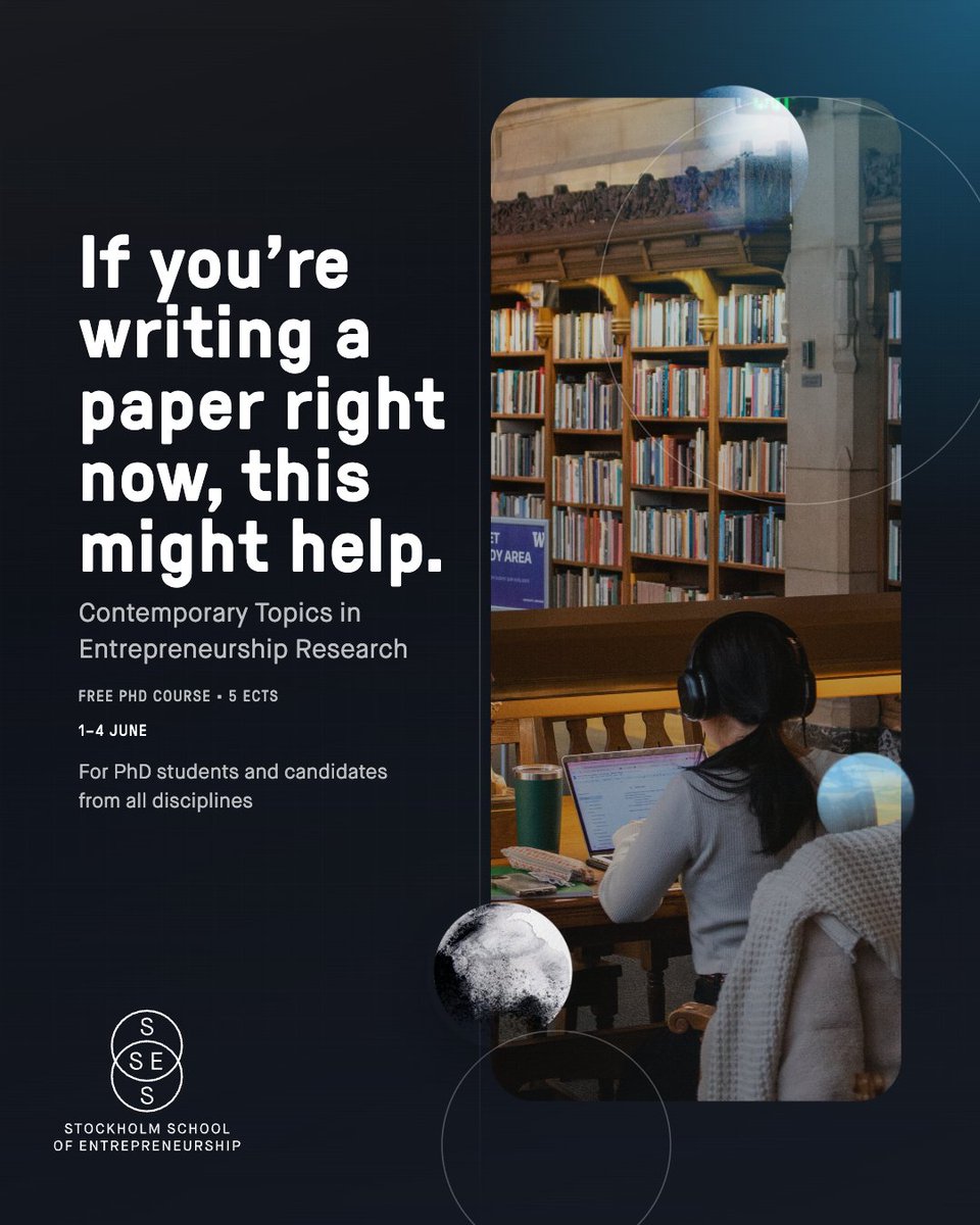 Stockholm School of Entrepreneurship tweet media