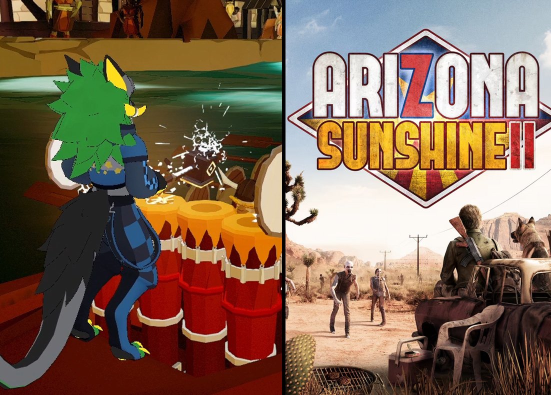 MugiCosGaming's tweet image. Now live on twitch.tv/mugiwaracosplay . First some music, and then more Arizona Sunshine 2   

 #smallstreamer #vr #VirtualReality #furry