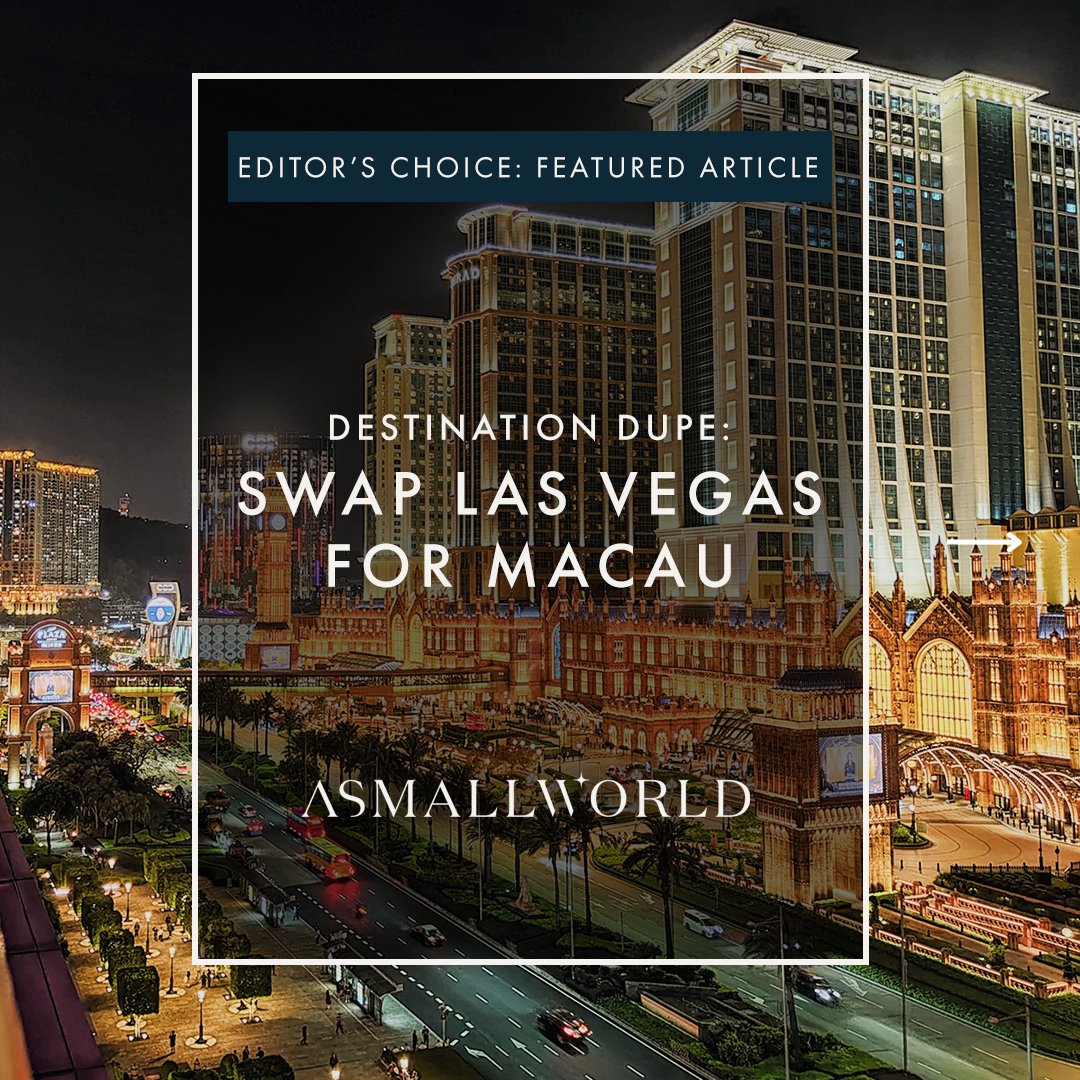 ASMALLWORLD's tweet photo. Las Vegas has long defined the world of high-stakes glamour, yet Macau, often described as the “Las Vegas of Asia”, offers a compelling alternative.

Read the full article here: https://t.co/XoqKVAsphk https://t.co/LxWNgh5ayl