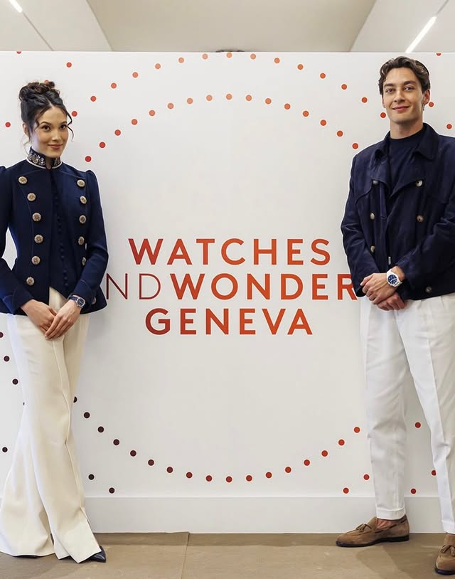 George Russell, Carmen Montero Mundt ve Eileen Gu, dün Cenevre'de düzenlenen bir etkinliğe katıldı!