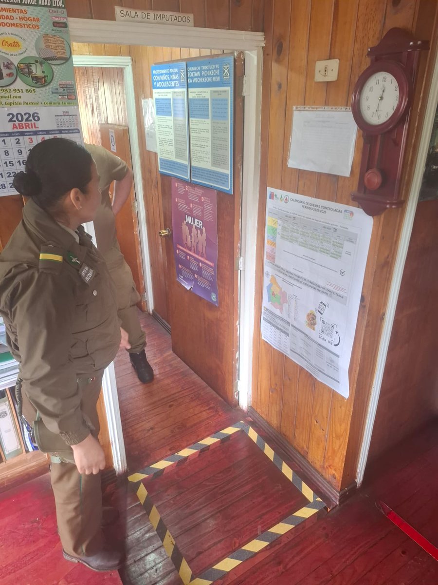 CarabDDHHyFam's tweet image. Visita técnica realizada por la Sección Regional @CarabDDHHyFam #Araucanía a los retenes #Pichipellahuén, #Luma y Tenencia #CapitánPastene, destaca el trabajo y compromiso de sus funcionarios en zonas rurales para seguir los lineamientos de DDHH aplicados a la función policial.