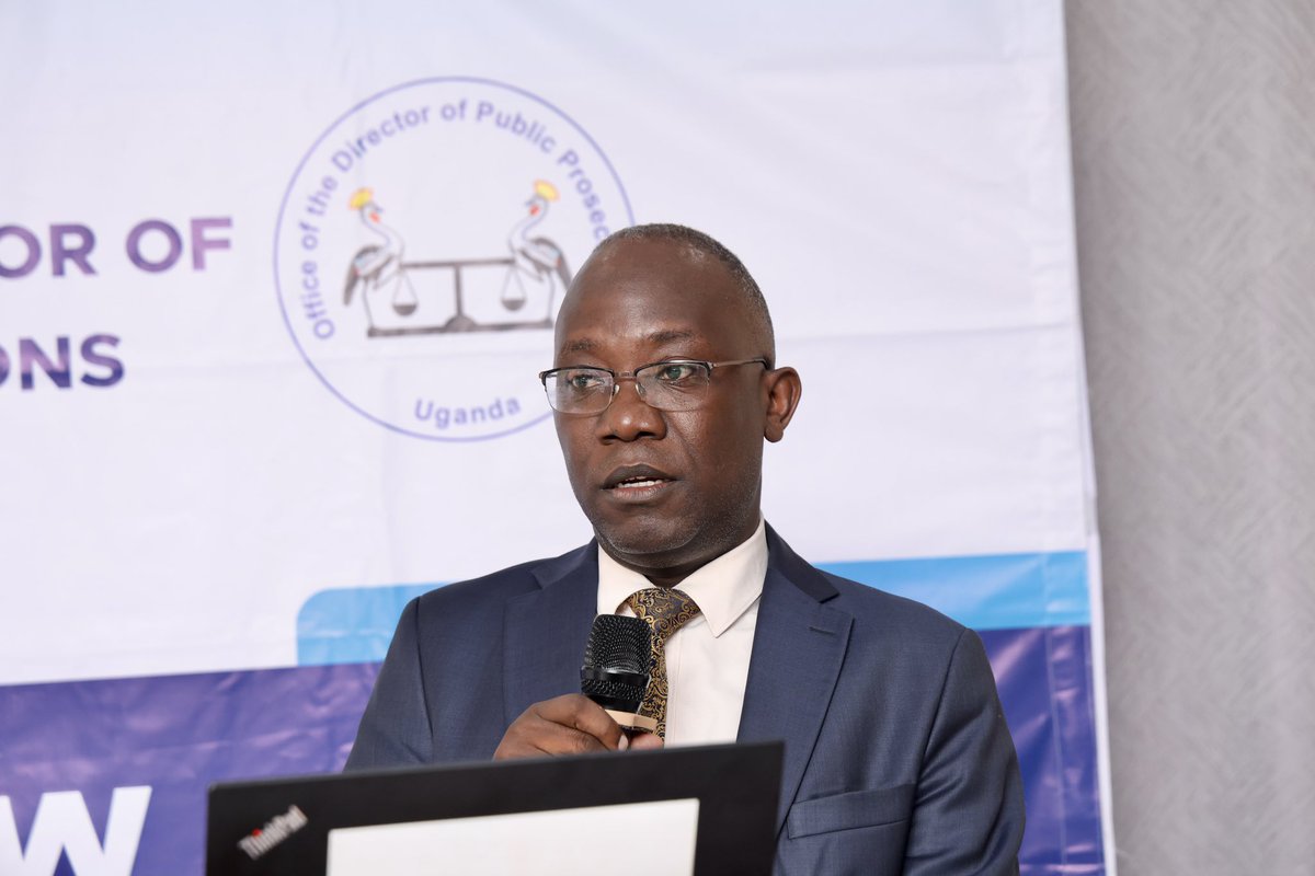 ODPPUGANDA's tweet photo. Mr. George William Byansi, Deputy Director of Public Prosecutions (Inspections, Quality Assurance, Research & Training), highlighted the importance of quality assurance in prosecution, focusing on maintaining standards, professionalism, and continuous improvement in service delivery. 
State Attorneys were guided on key prosecutorial functions under Article 120 of the Constitution, emphasizing independence, public interest, and the need to prevent abuse of the legal process. 

The presentation emphasized adherence to prosecution performance standards, proper record keeping, timely handling of cases, and effective coordination with criminal justice stakeholders. 

The ODPP reaffirmed its commitment to professionalism, accountability, and high-quality service delivery to enhance public confidence in the justice system.

#ODPPUGANDA  #JusticeForAll #IDLO #KingdomofNetherlands #ODPPUPDATE @NLinUganda @IDLO @odppuganda_