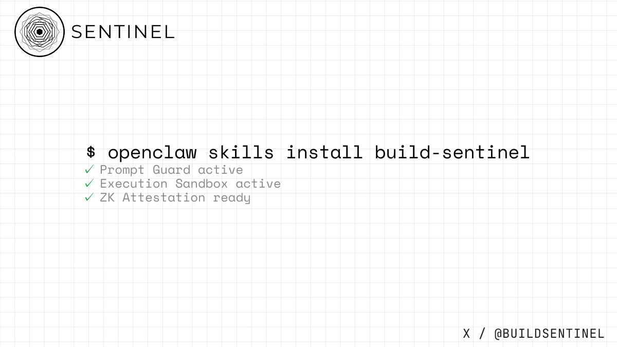 Sentinel Construct Sentinel (@BuildSentinel) / Posts / X