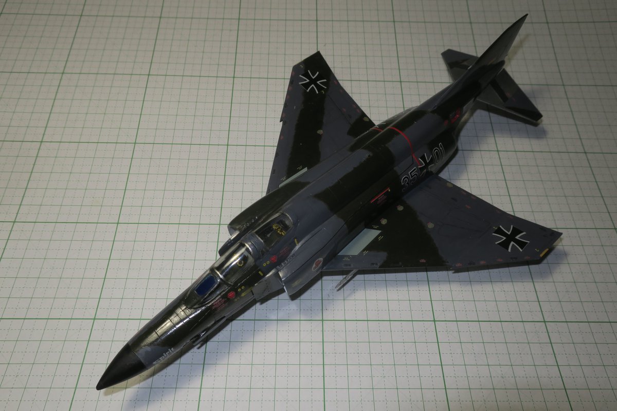 nyoshinori's tweet image. #fujimi 1/72 #RF-4E #Phantom II #immelmann （その28）スタビレーターと左主翼下側のパイロン、そして降着装置を取り付けました。#172scale #airmodel #plamodel #scale72 #scaleaircraftmodel #scaleaircraftmodelling #スケールモデル #プラモデル #模型 #素組み #飛行機模型 #牛歩モデリング