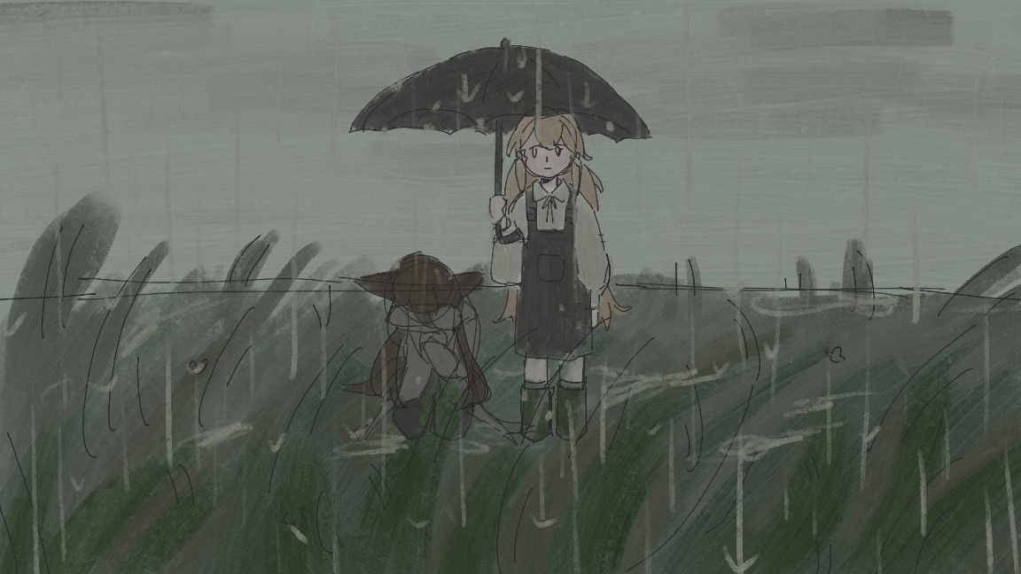 thisismilly143's tweet photo. Wanna make a visual novel for my OCs and I'm slowly learning Godot now (very slowly).Here are drafts for CGs.
#godot #gamedev #Indiegame https://t.co/083QQiY9Fr