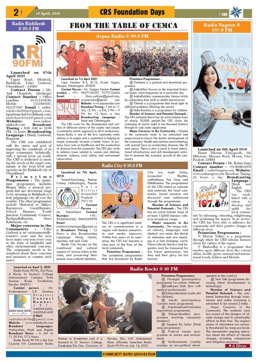 Community Radio Association India tweet media